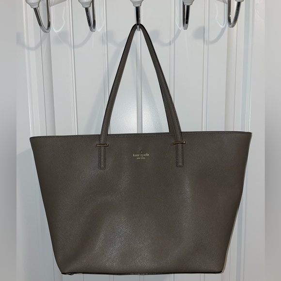 Large Grey Kate Spade Tote - Picture 1 of 6